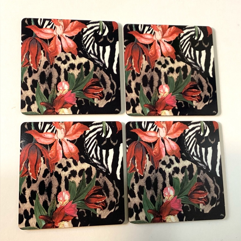 NEW Chico’s Set 4 Coasters Thian Zhi Jiao (Xiamen)